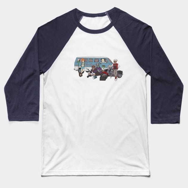 The Bad Kids - Fantasy High Baseball T-Shirt by inannaarts